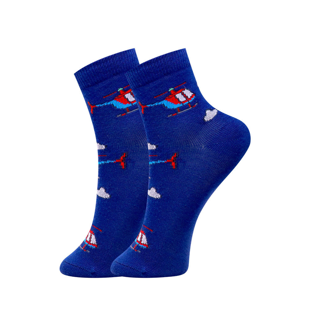 3 Pk Mustang Sky Adventures Baby Socks
