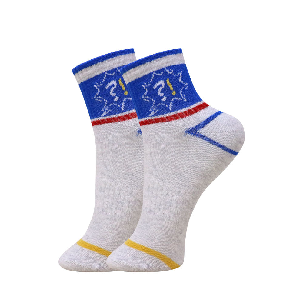 3 Pk Mustang Power play Kids Crew Socks