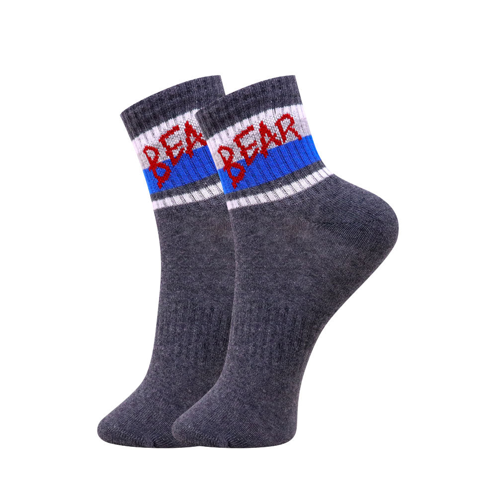 3 Pk Mustang Power play Kids Crew Socks