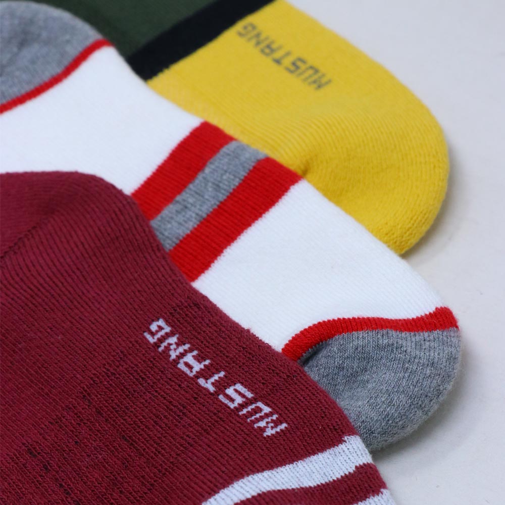 3pk Mix Design Terry Socks