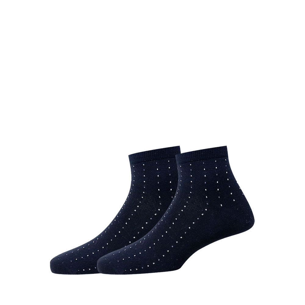 2 Pk Men’s Patterned Ankle Socks