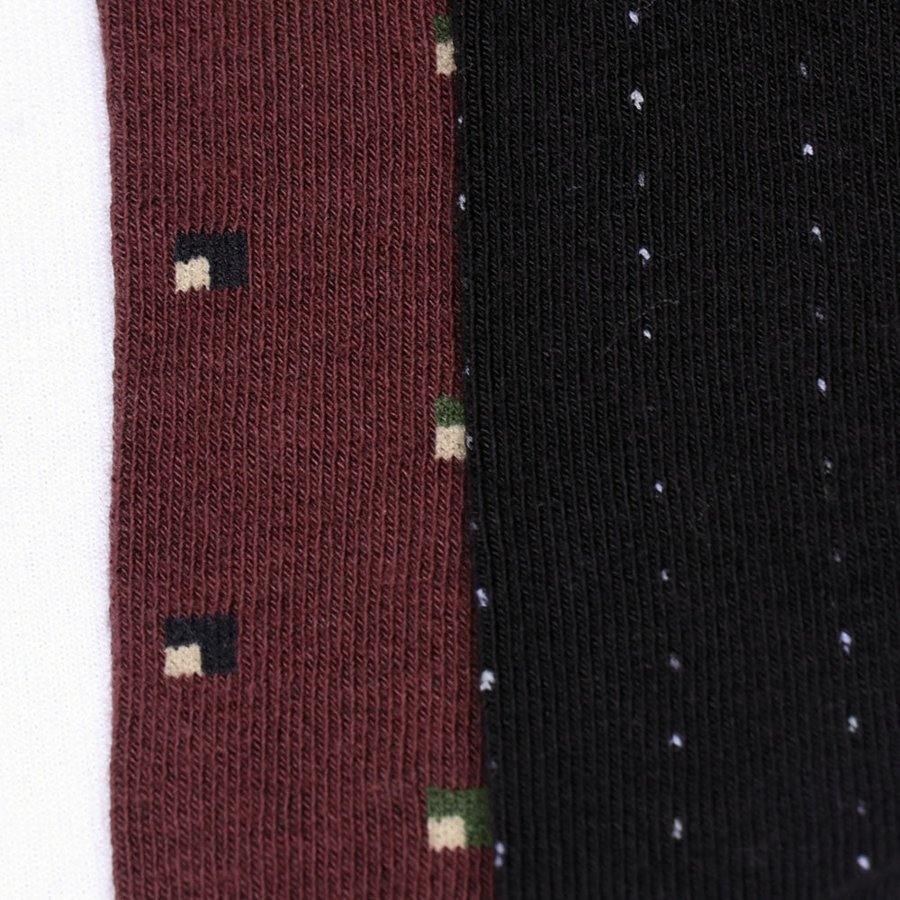 2 Pk Men’s Patterned Ankle Socks