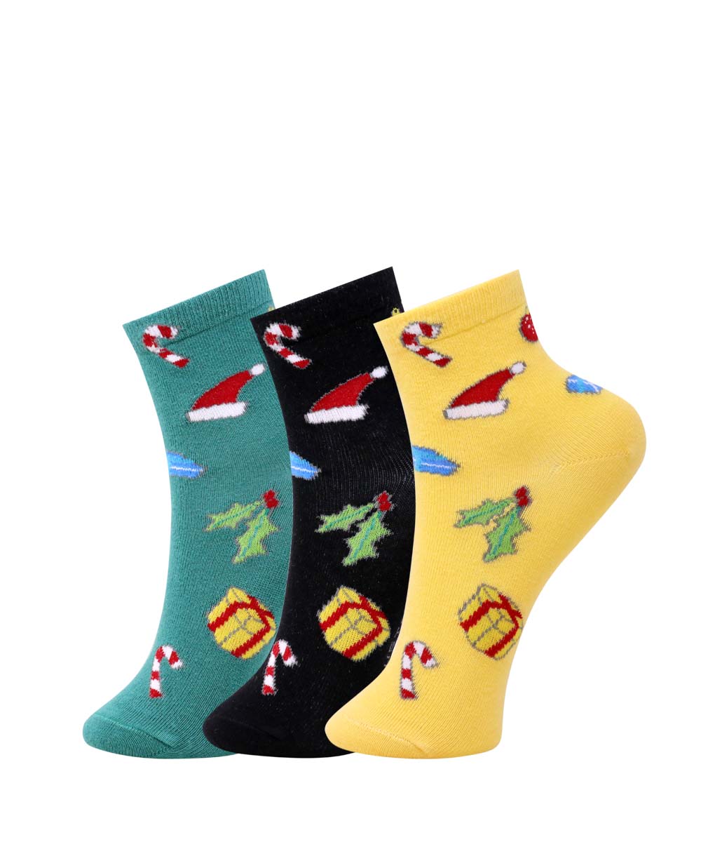 3pk Christmas Socks
