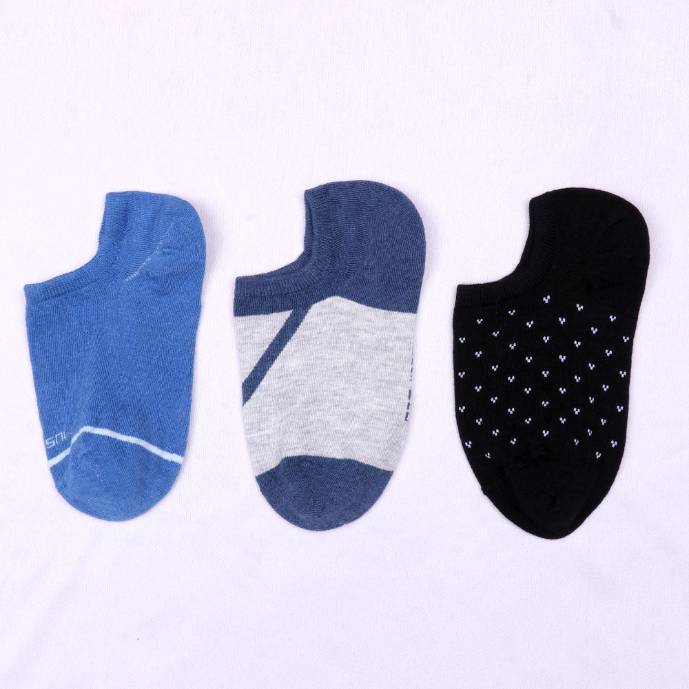 3 Pk Men’s No-Show Socks
