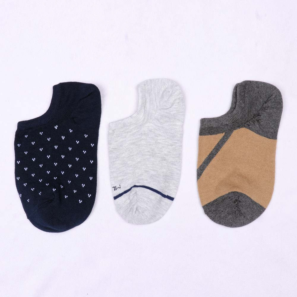 3 Pk Men’s No-Show Socks