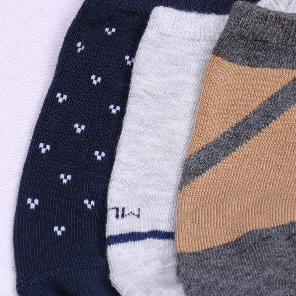 3 Pk Men’s No-Show Socks