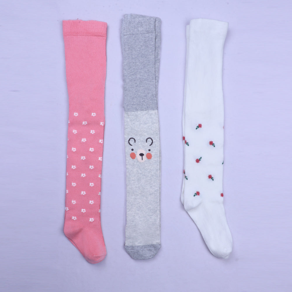 3pk Design Tights