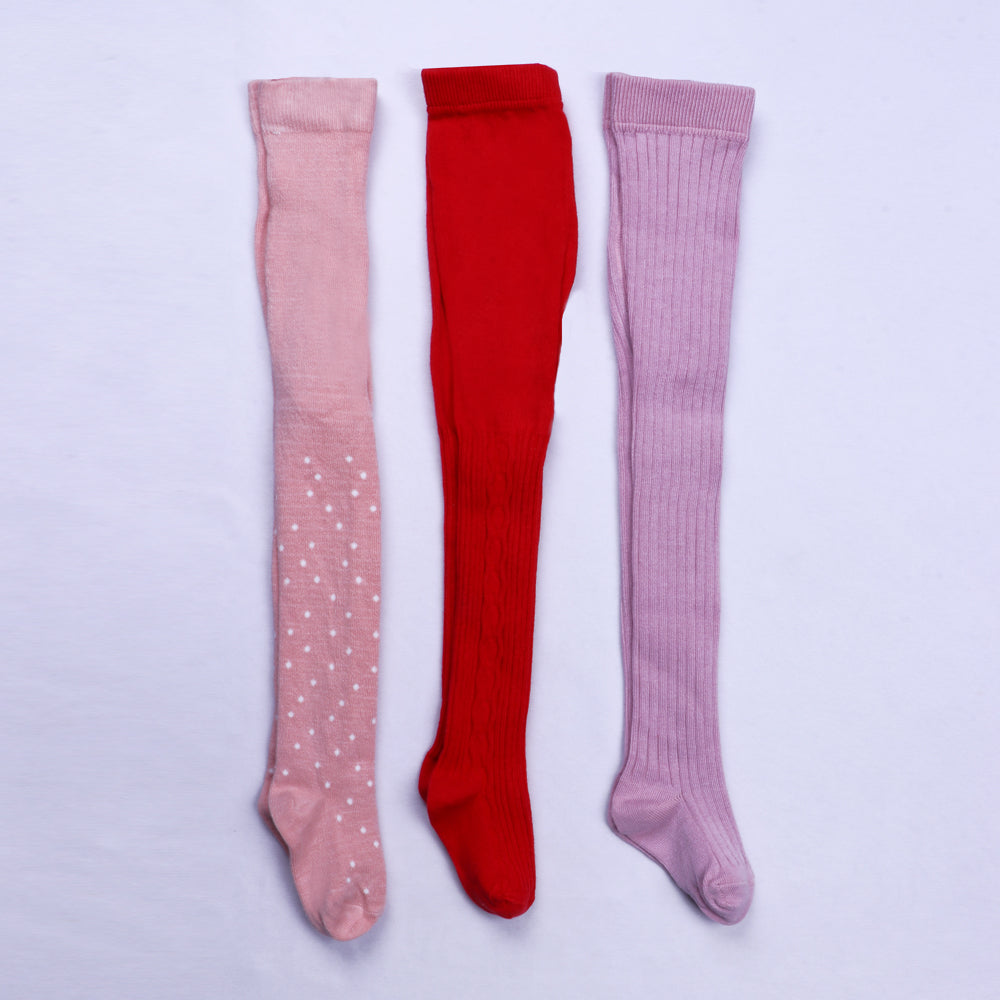3pk Design Tights