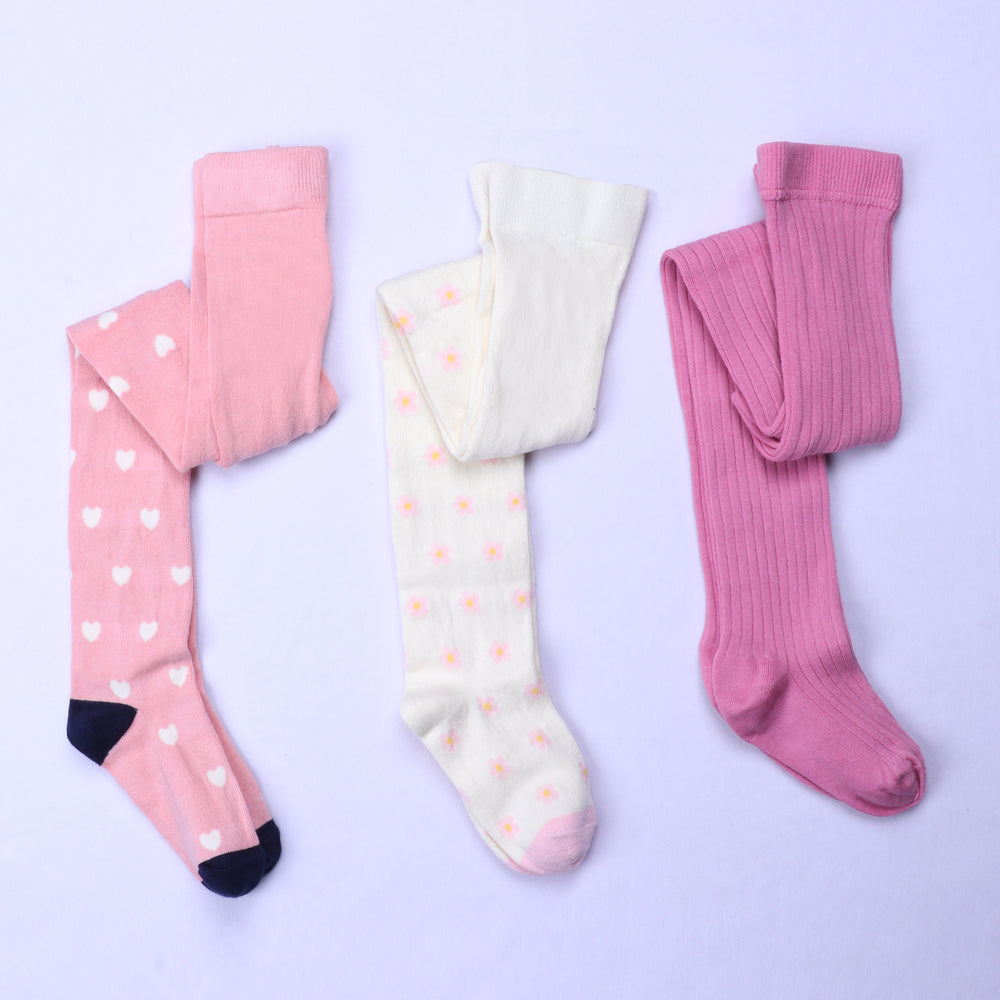 3pk Design Tights