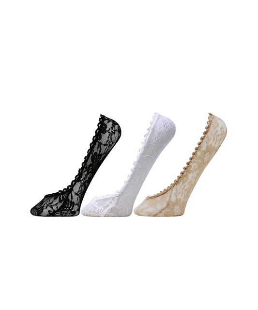 Women’s Lace No Show - Pack Of 3