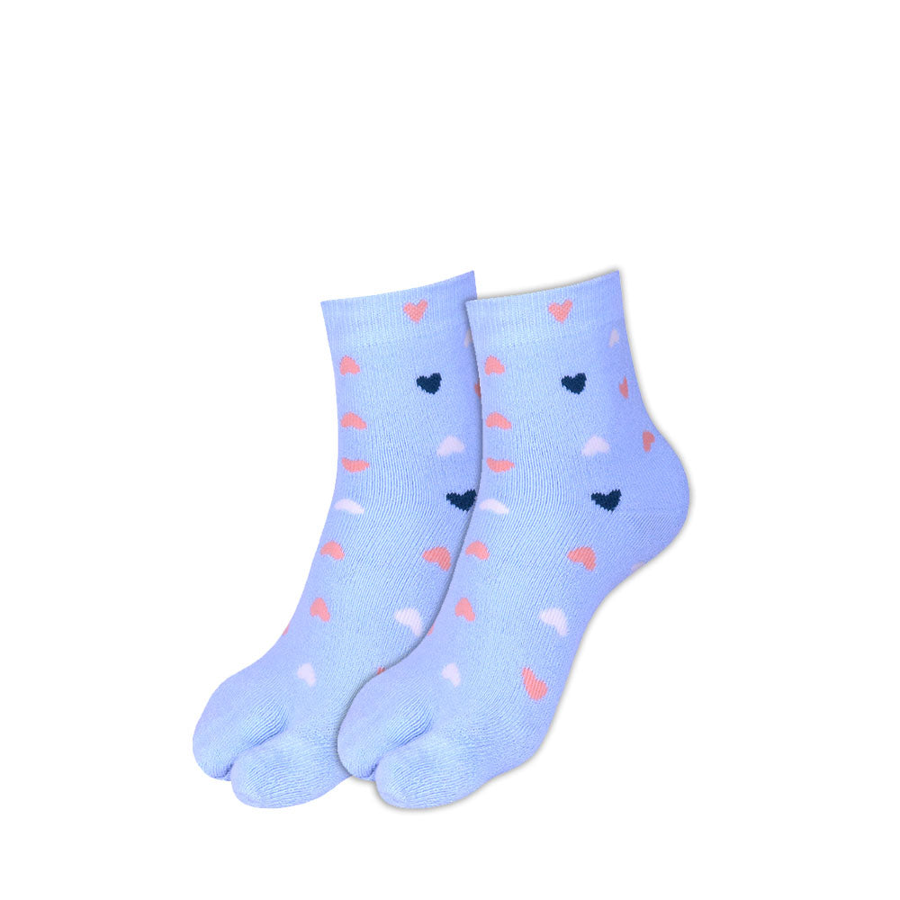 5 Pk Angutha Hart Stripe Design Socks