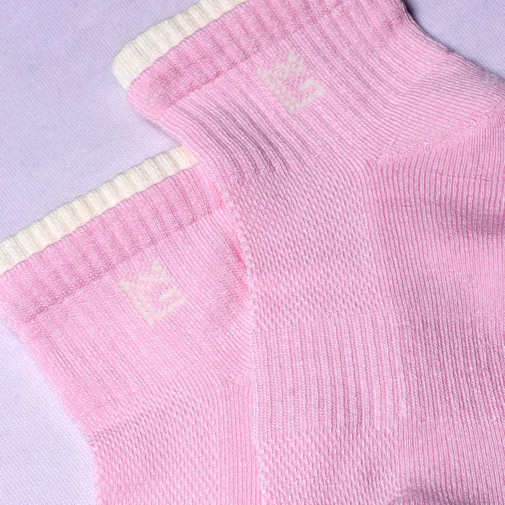 1 Pk Ladies Bamboo Double Velt Design Socks