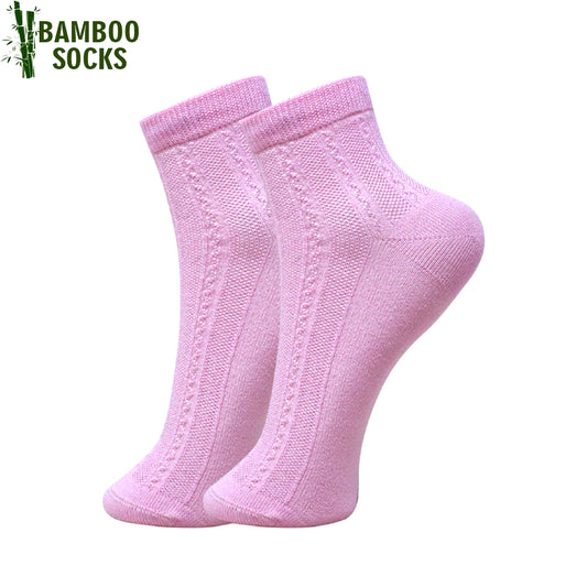 1 Pk Ladies Self Knit Design Bamboo Socks