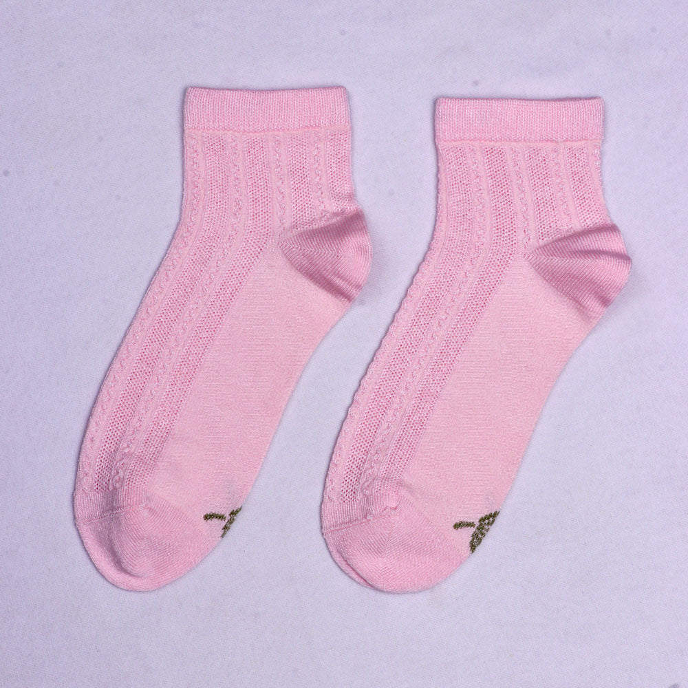 1 Pk Ladies Soft Lace Knit Design Bamboo Socks