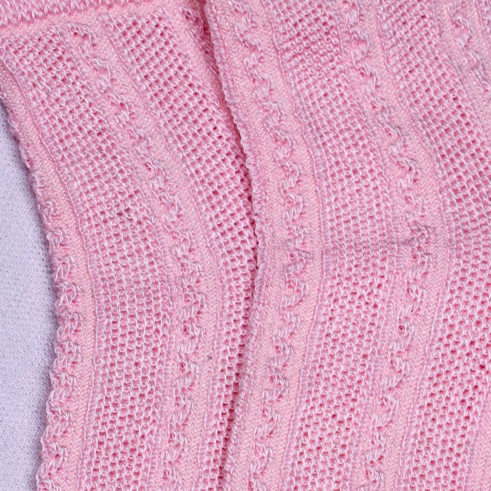 1 Pk Ladies Soft Lace Knit Design Bamboo Socks