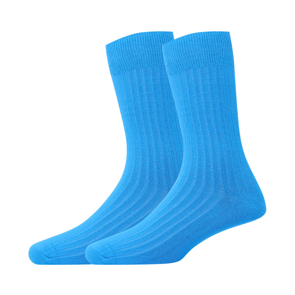 3pk Basic Plain Rib Socks