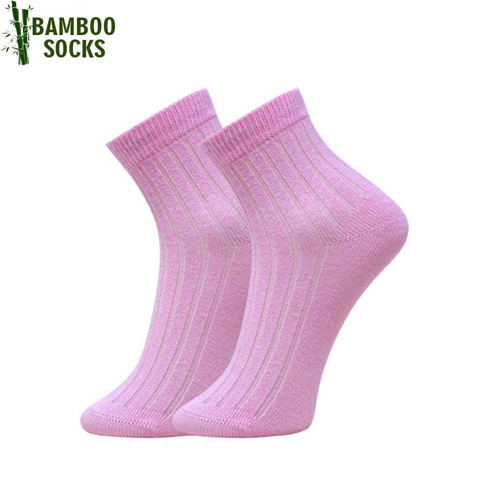 1 Pk Kids Bamboo Ribbed Comfort Socks