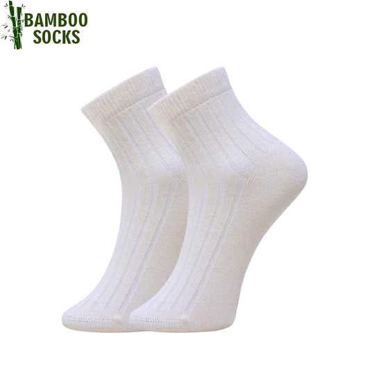 1 Pk Kids Bamboo Ribbed Comfort Socks