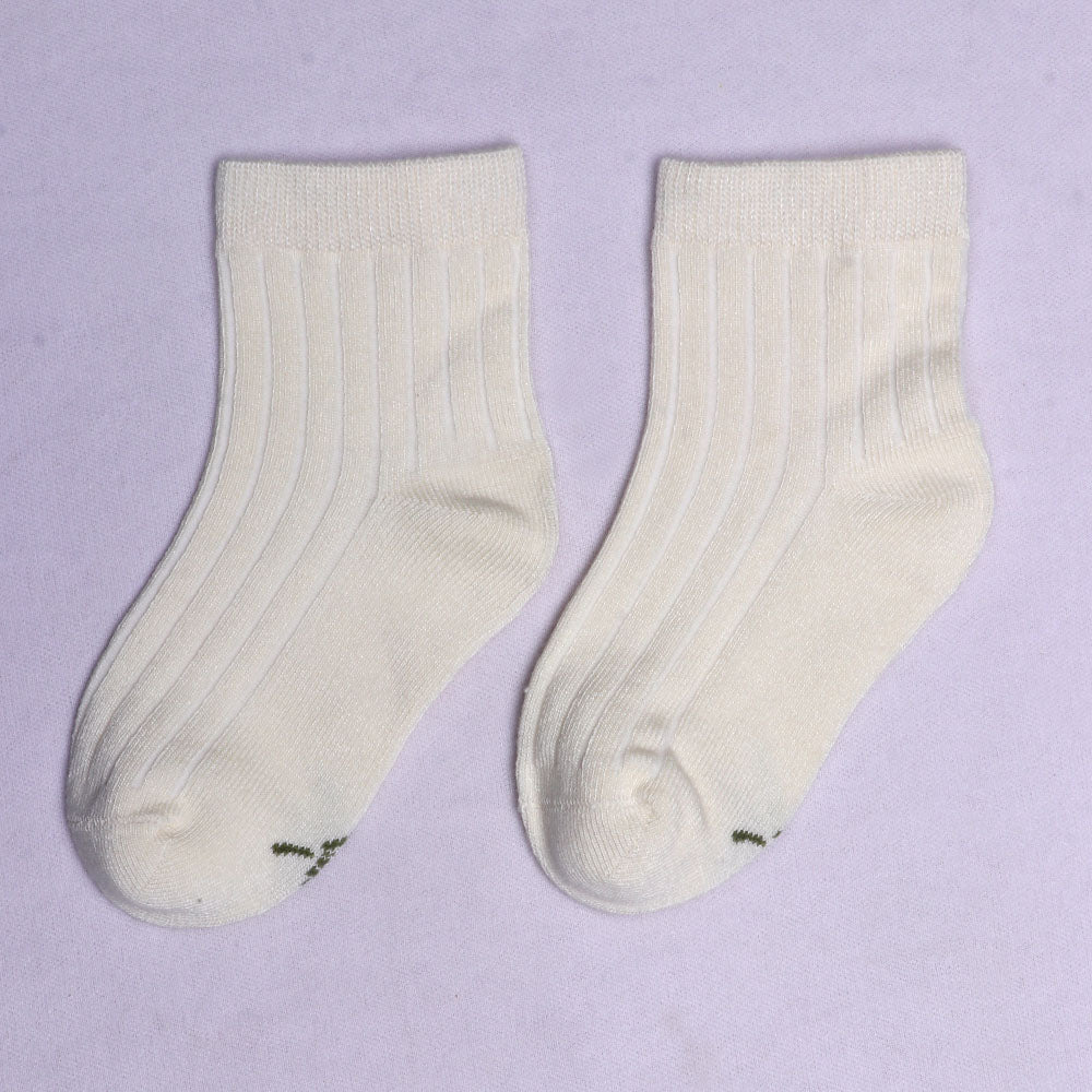 1 Pk Kids Bamboo Ribbed Comfort Socks