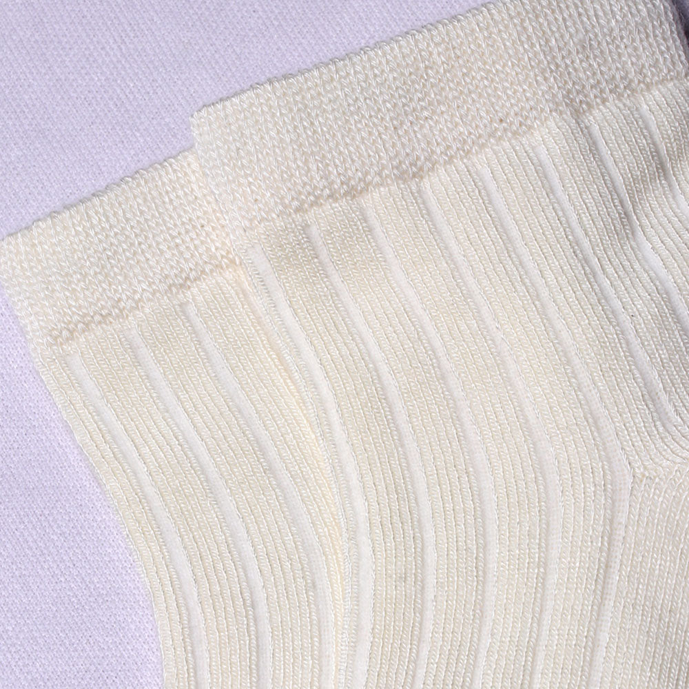 1 Pk Kids Bamboo Ribbed Comfort Socks
