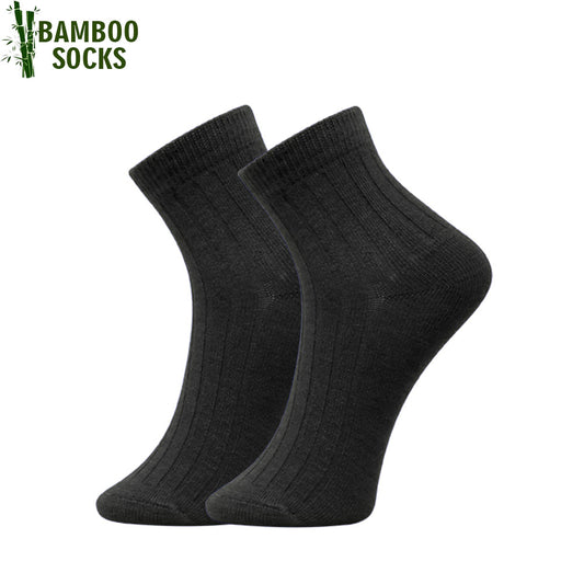 1 Pk Kids Bamboo Ribbed Comfort Socks