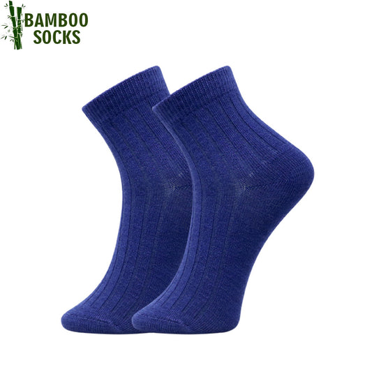 1 Pk Kids Bamboo Ribbed Comfort Socks