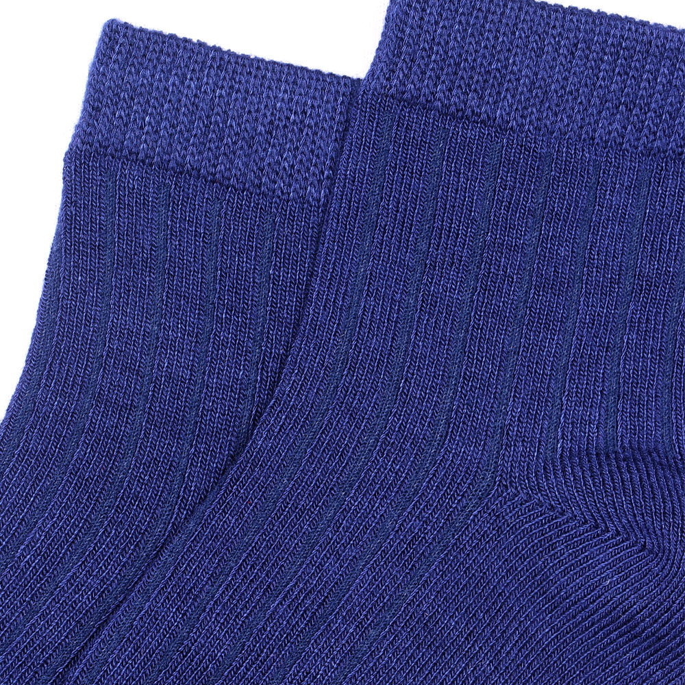 1 Pk Kids Bamboo Ribbed Comfort Socks
