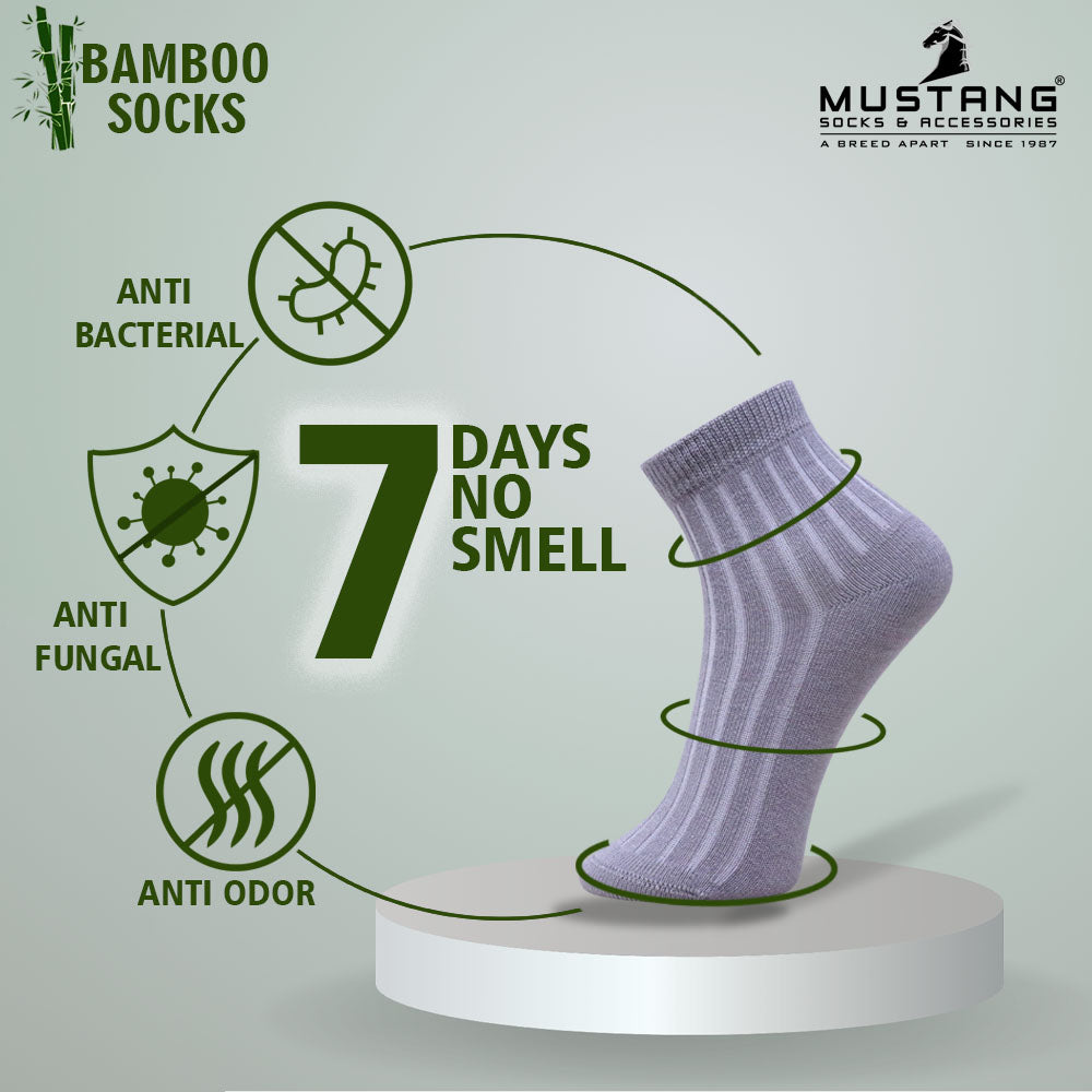 1 Pk Kids Bamboo Ribbed Comfort Socks