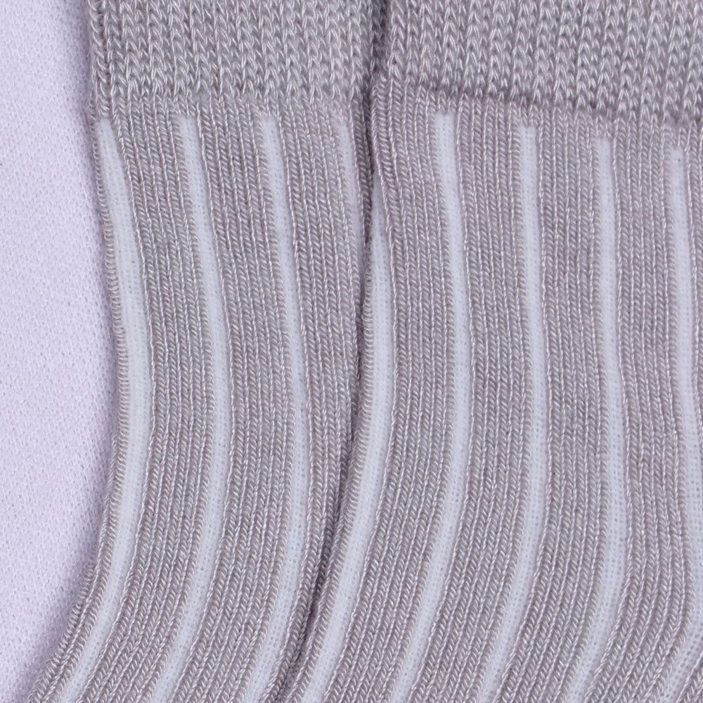 1 Pk Kids Bamboo Ribbed Comfort Socks