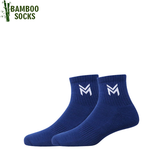 1 Pk Men’s Bamboo Basic Colour With Logo Socks