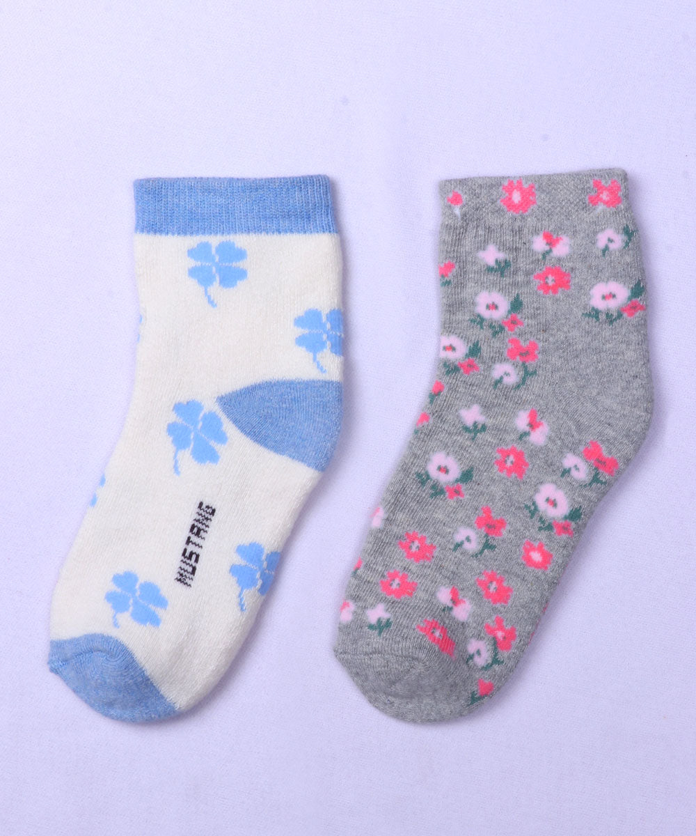 2pk Design Terry Socks