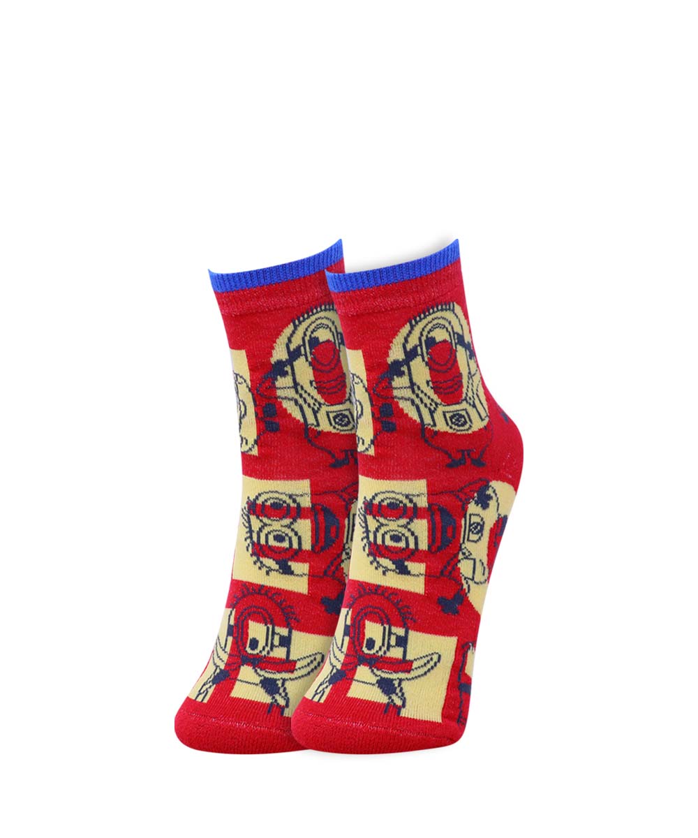 5pk Minions Design Socks