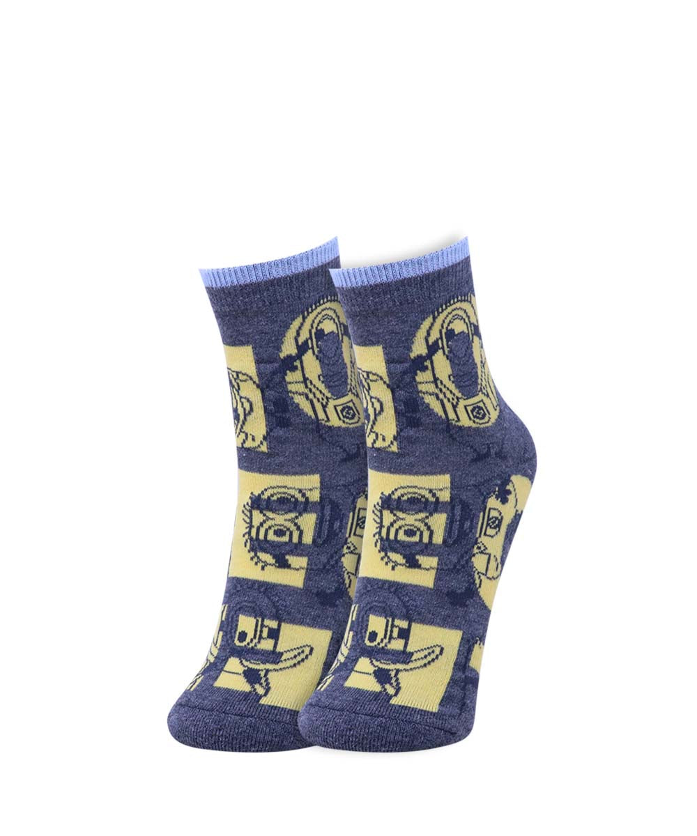 5pk Minions Design Socks
