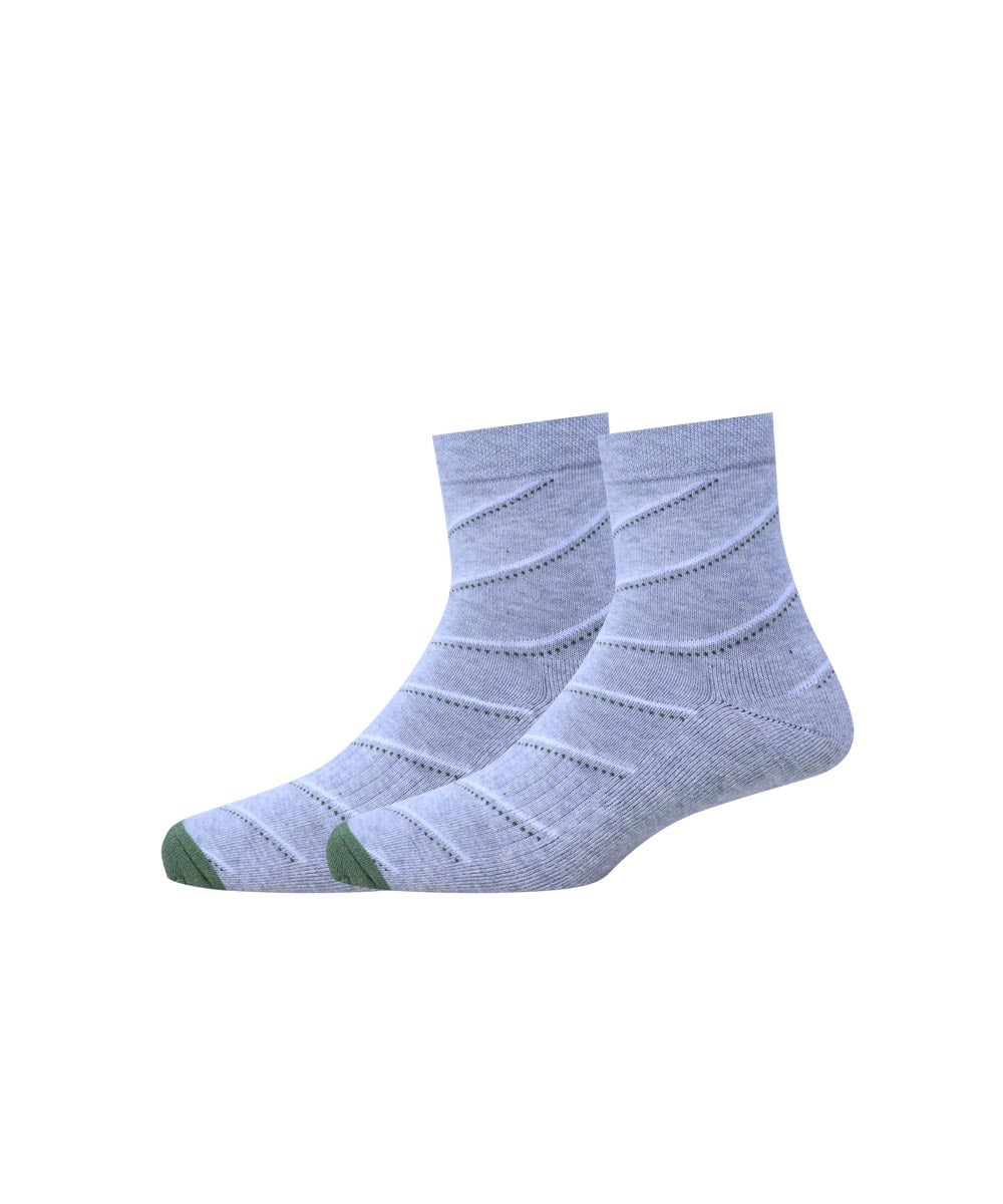 3pk Cotton Rich Design Terry Combo Socks