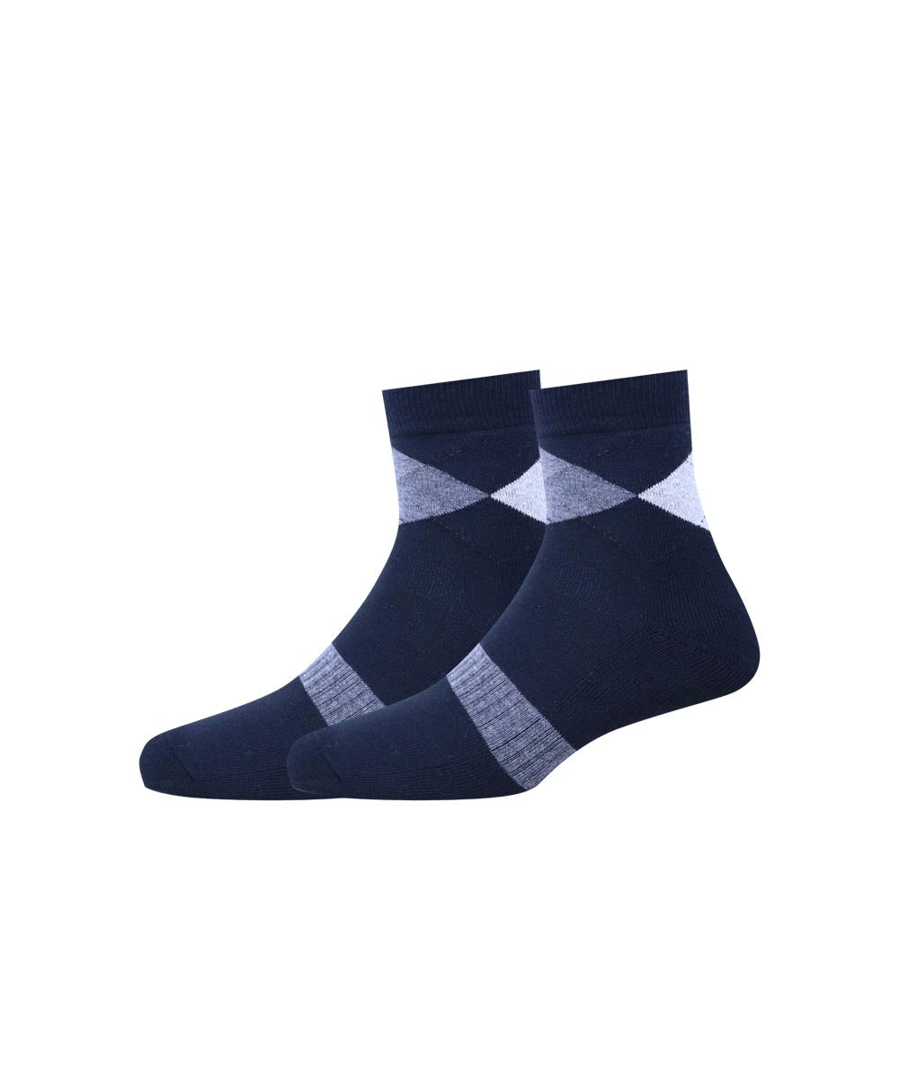 3pk Cotton Rich Design Terry Combo Socks