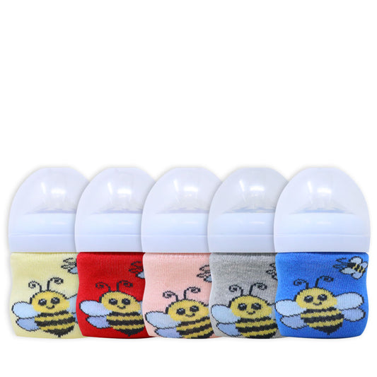 5pk Cute Covers for Newborn Feeding Bottle 125 ml