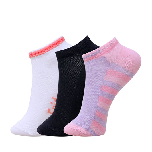3 Pk Ladies Mix Design Print Socks