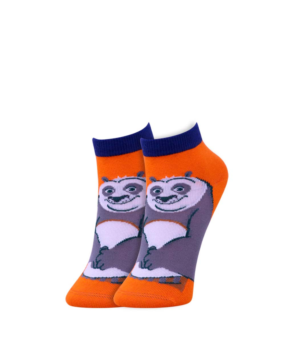 5pk Kung Fu Panda Face Design Socks