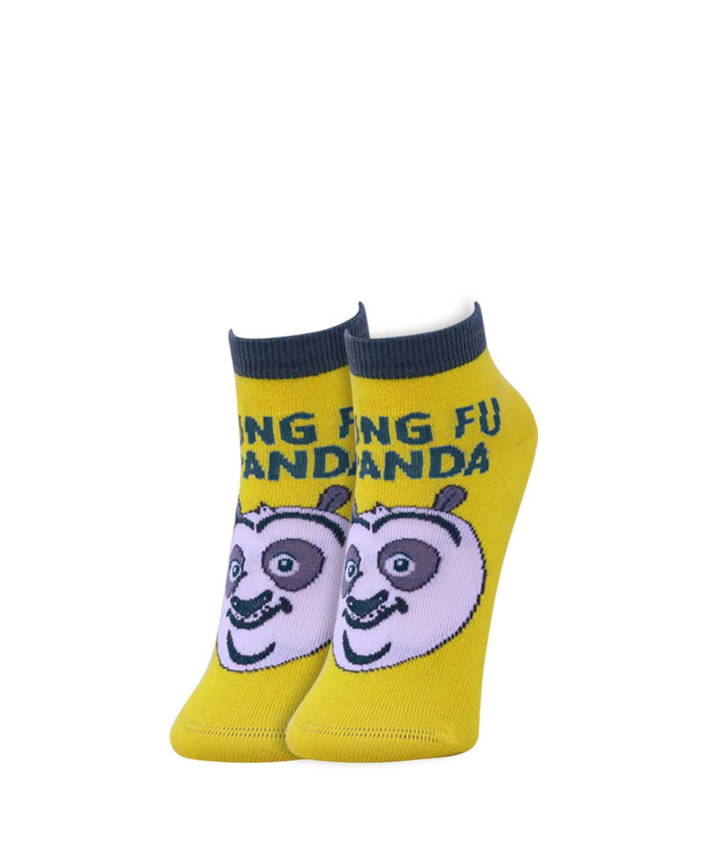 5pk Kung Fu Panda Face Design Socks