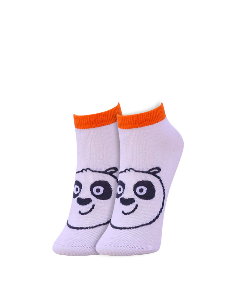 5pk Kung Fu Panda Face Design Socks