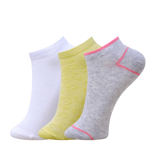 3 Pk Ladies Mix Design Print Socks