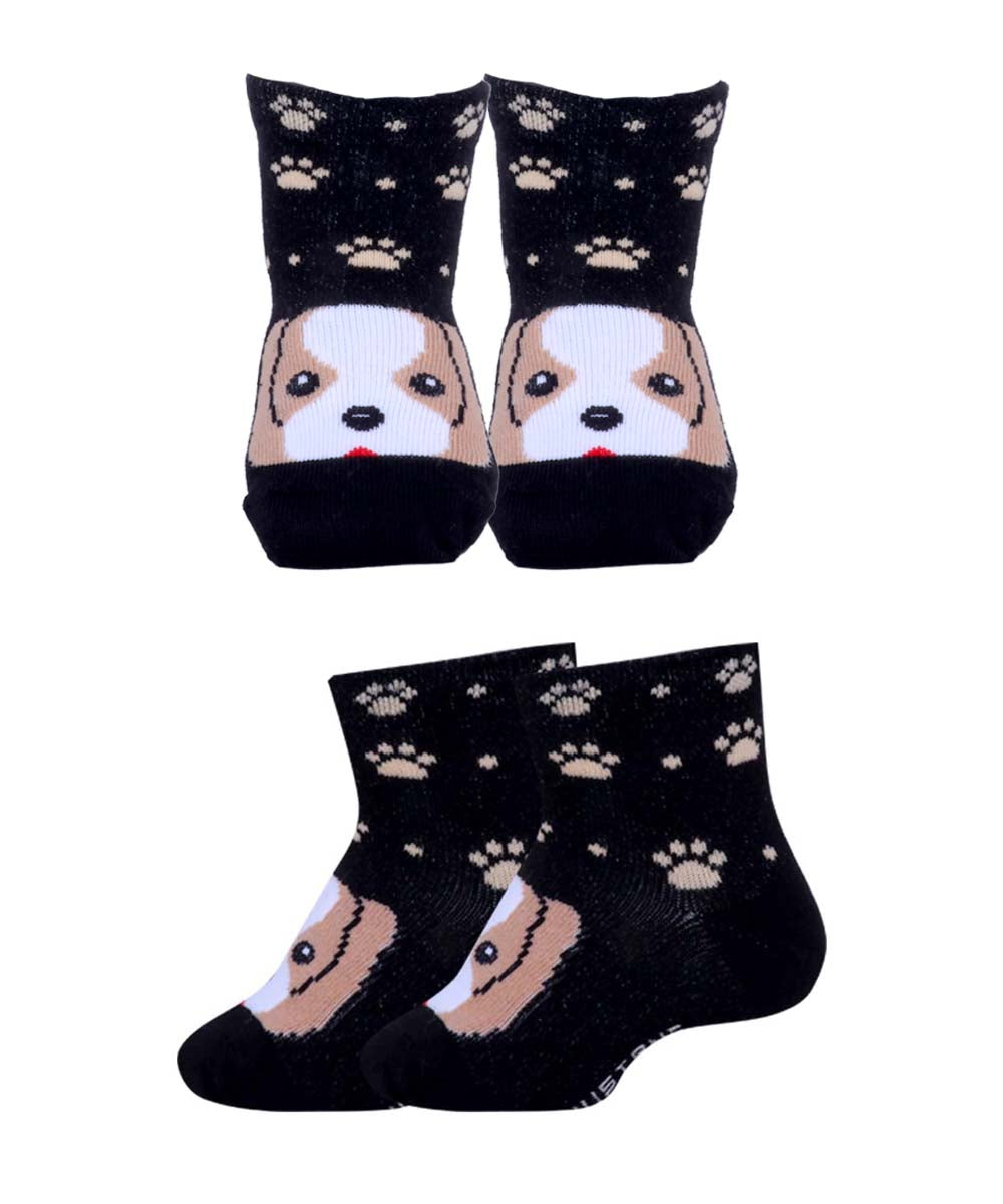 5pk Cotton Rich Infants Design Socks