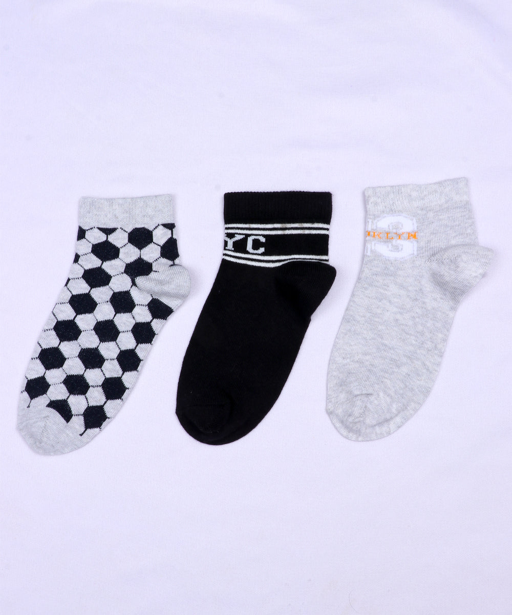 3pk Mix Design Socks