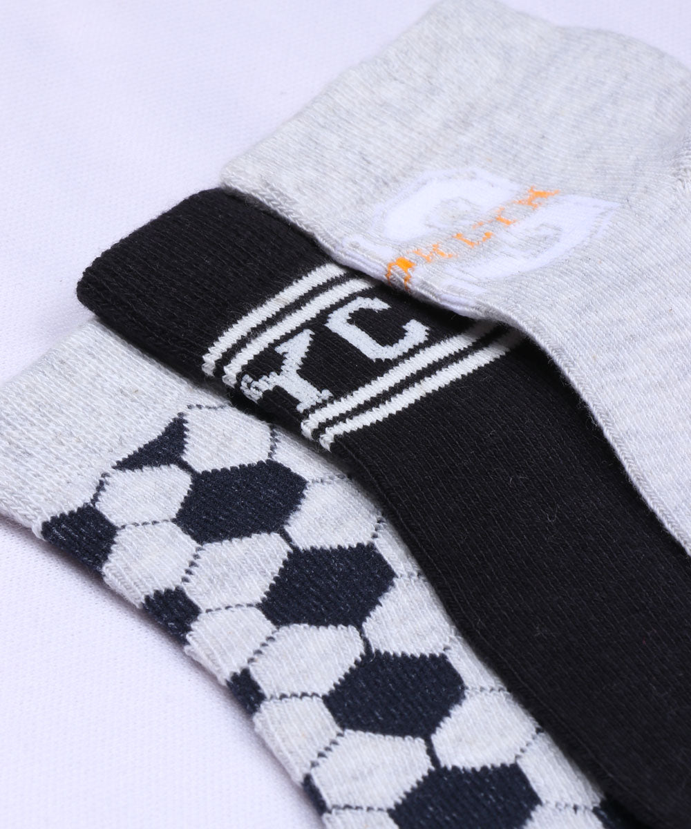 3pk Mix Design Socks