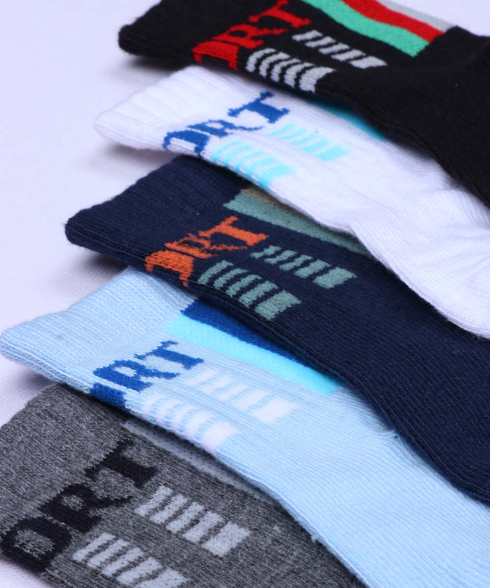 5 Pk Sports Design Socks