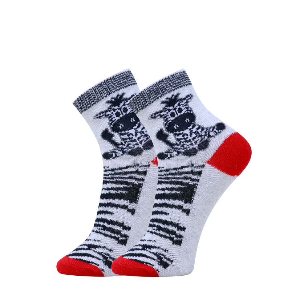 3pk Playful Animal Print Socks