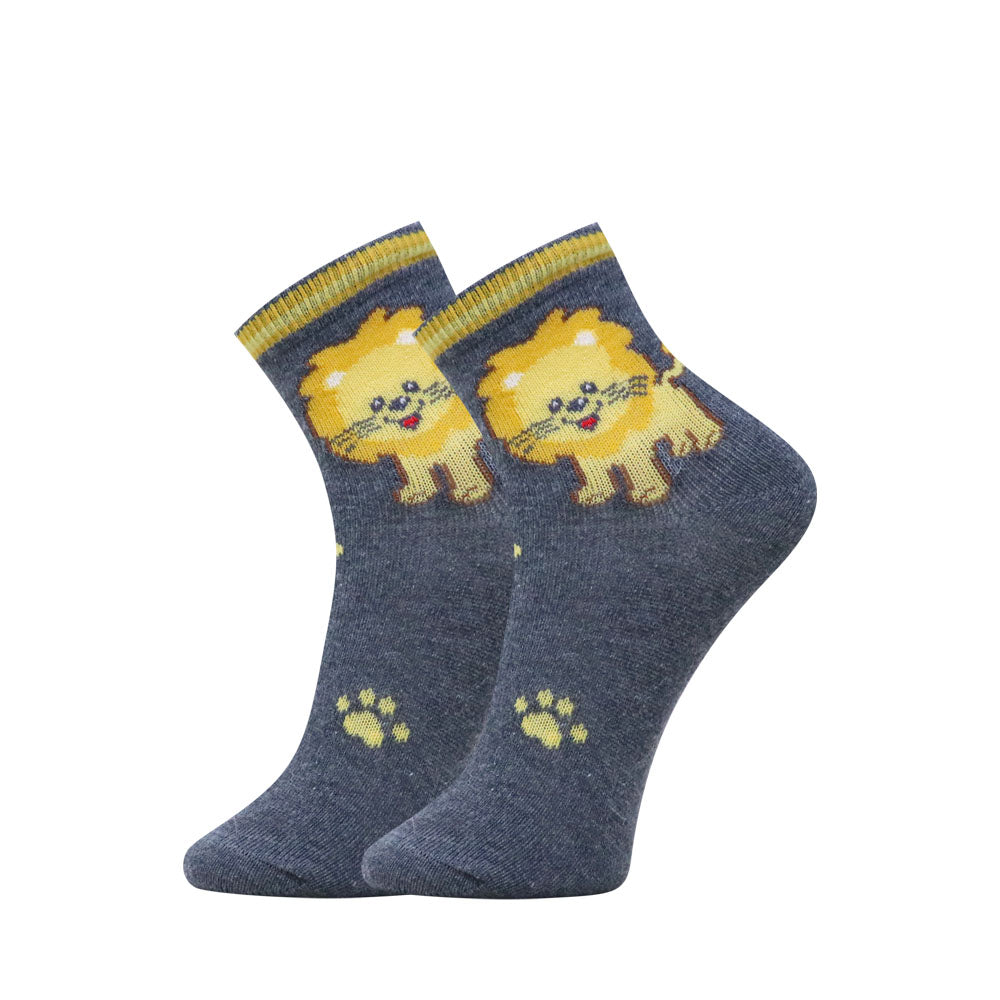 3pk Playful Animal Print Socks