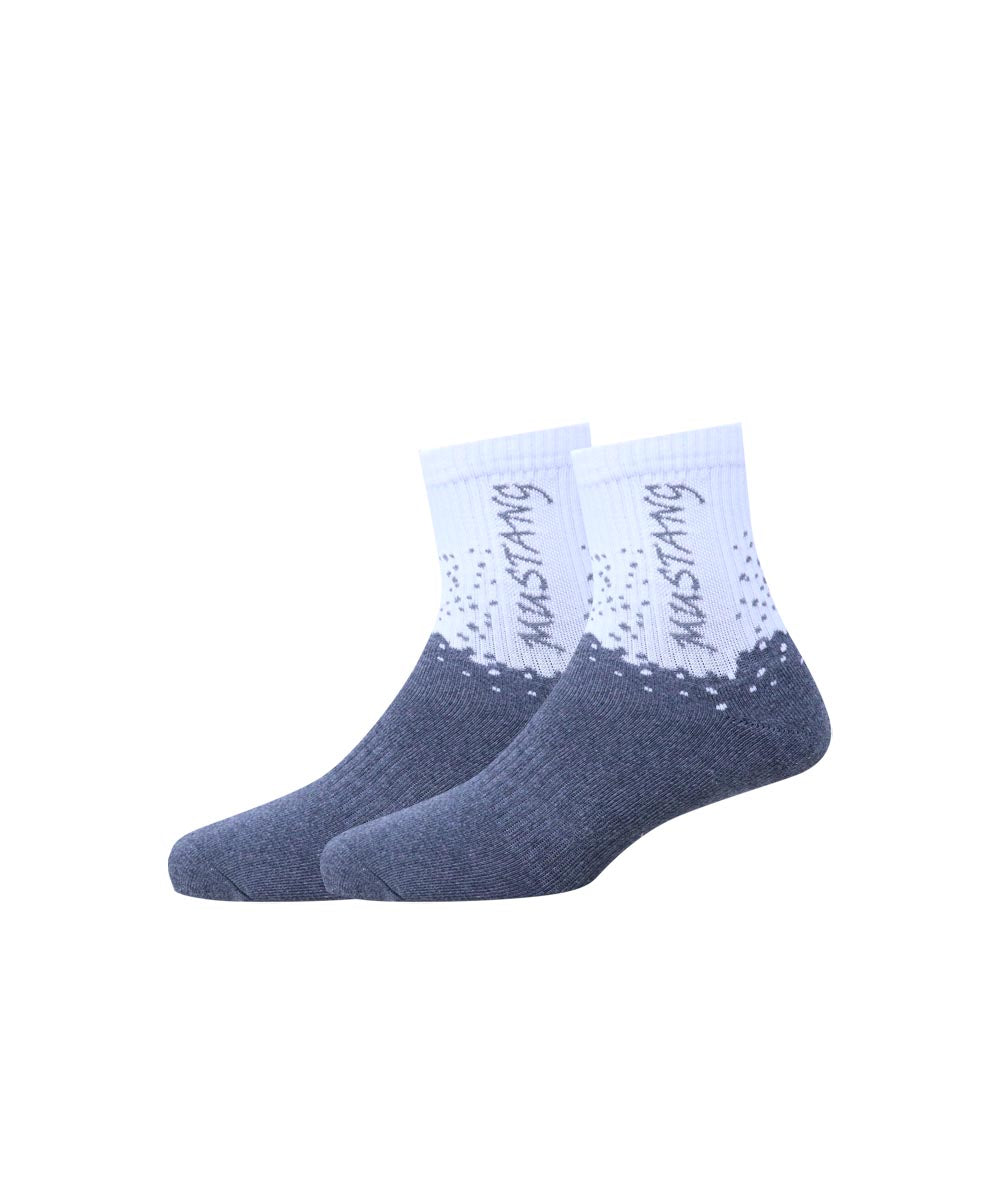 3pk Cotton Rich Design Terry Combo Socks.