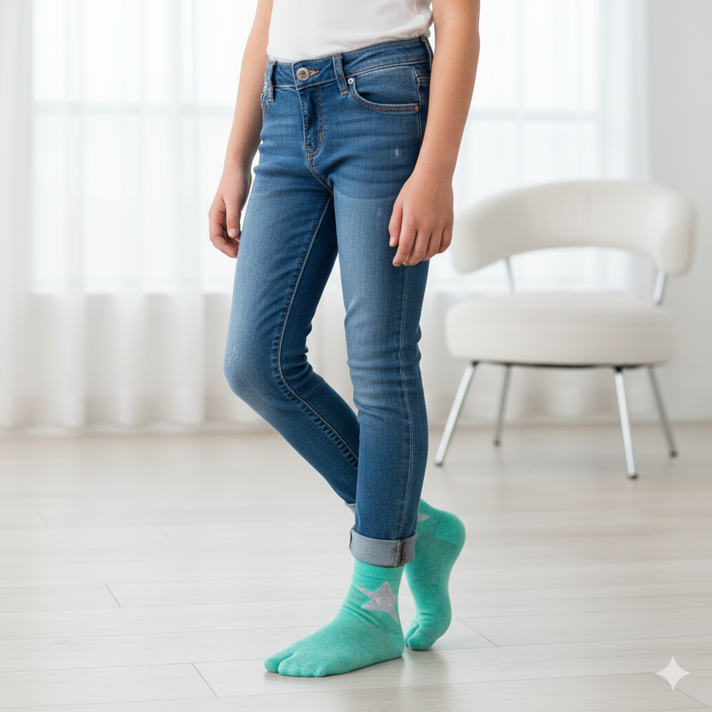 5 Pk Angutha Star Design Socks