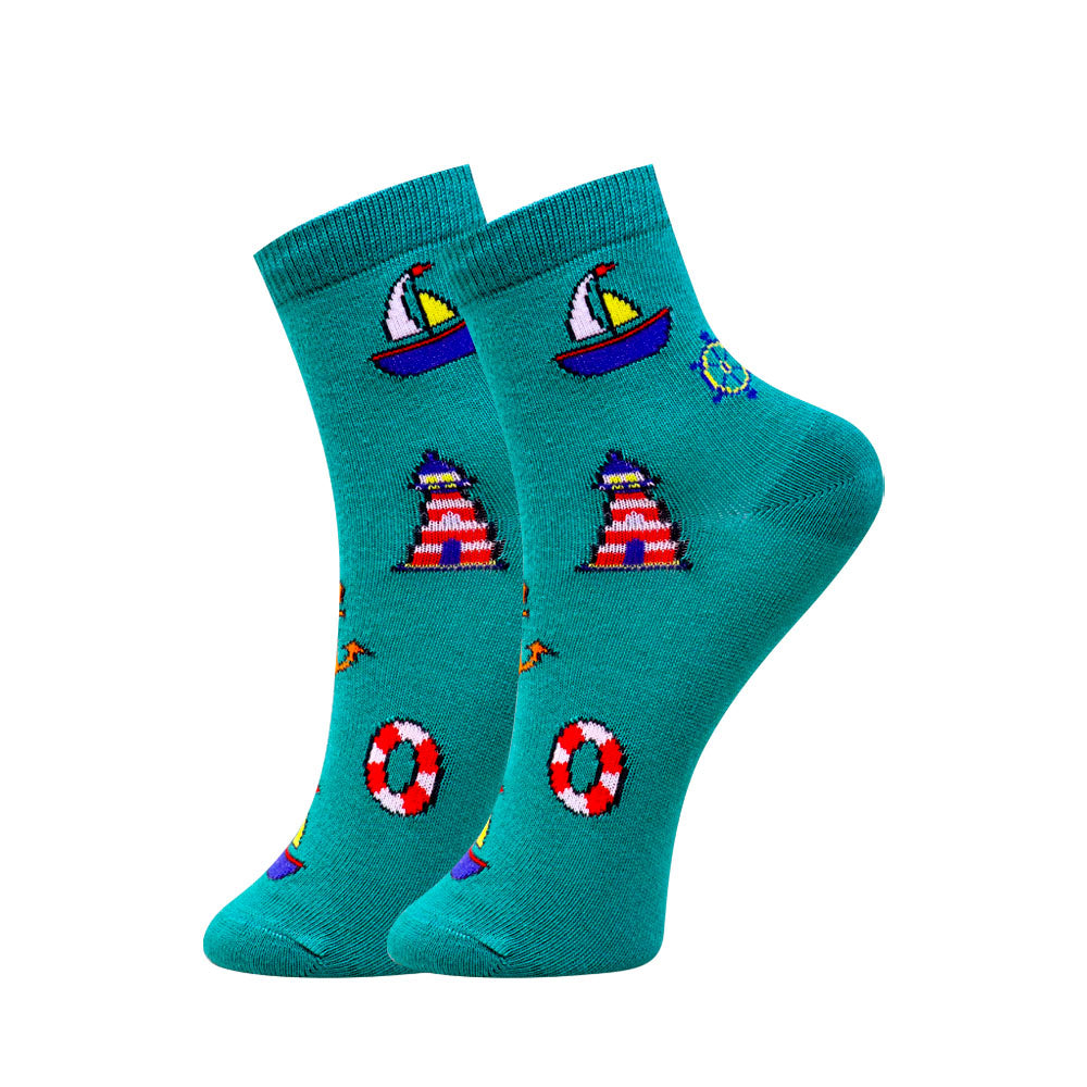 3 Pk Mustang Sky Adventures Baby Socks